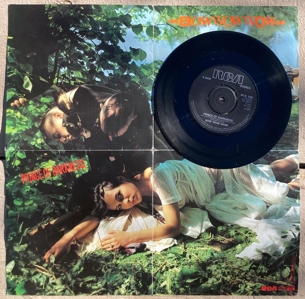 BOW WOW WOW PRINCE OF DARKNESS/ ORANGUTANG~1981 UK POSTER SLEEVE 7" 45~NM-