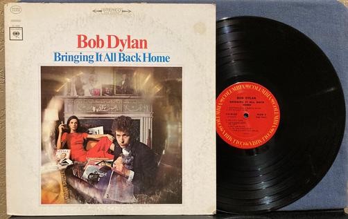 BOB DYLAN BRINGING IT ALL BACK HOME~1976 COLUMBIA SANTA MARIA STEREO REISSUE LP