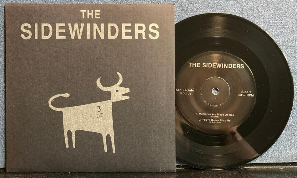 THE SIDEWINDERS 3I~VG++ '91 7 INCH EP~PVT LBL SAN JACINTO RECORDS~TUCSON ARIZONA