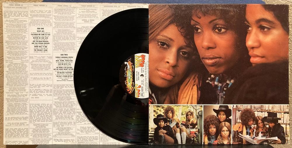HONEY CONE SWEET REPLIES~NM- 1971 HOT WAX 1st PRESS LP~TEXTURED UNIPAK GATEFOLD