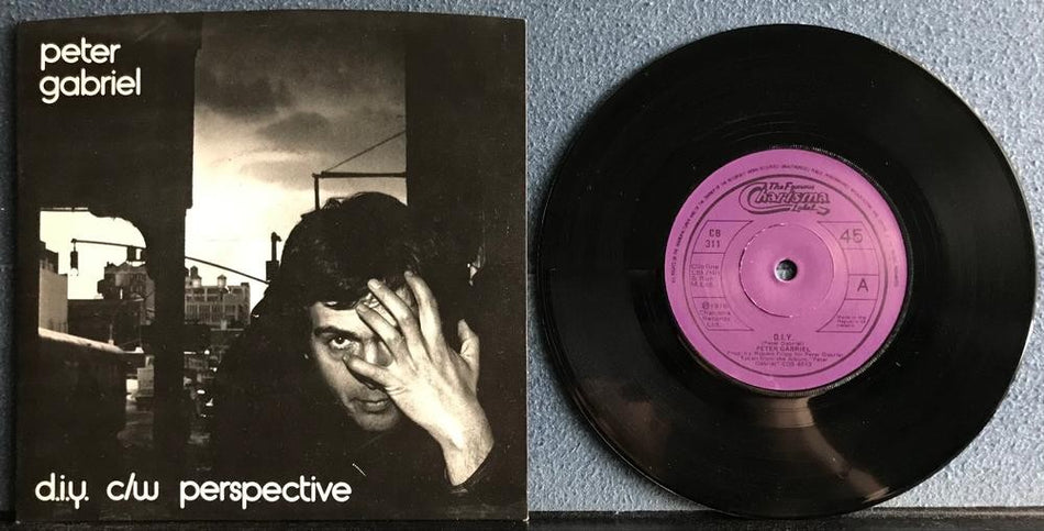 PETER GABRIEL~D.I.Y.~PERSPECTIVE~NM 1978 CHARISMA UK/IRELAND 7-INCH PIC SLV~ROCK