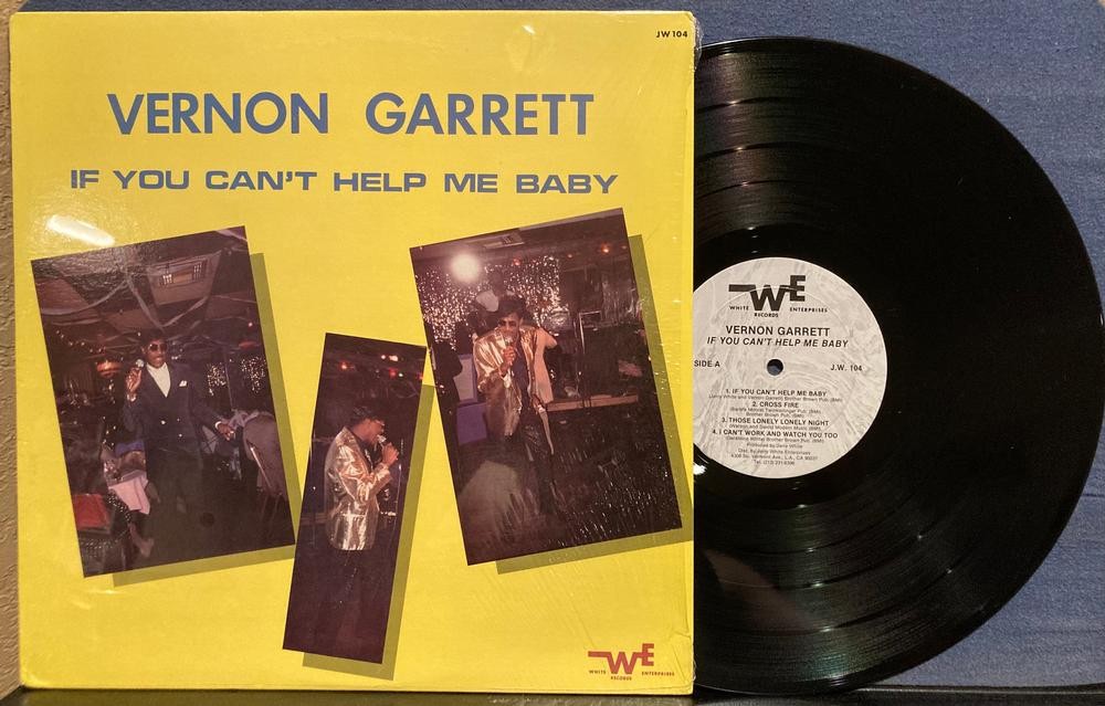 VERNON GARRETT IF YOU CAN'T HELP ME BABY~NM 1987 QUIEX AUDIOPHILE LP w/SHRINK