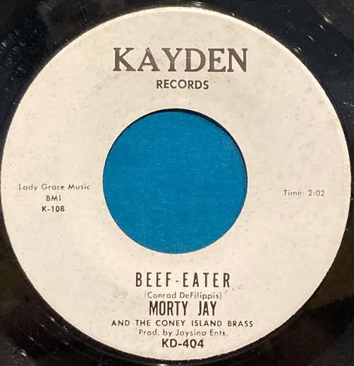 MORTY JAY I Don't Care if the Sun Don't Shine WHITE LABEL PROMO 45~FUNK SOUL~WLP