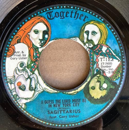SAGITTARIUS I GUESS THE LORD MUST BE IN NEW YORK CITY~NM-1969 PSYCH 7"~STILL CAN