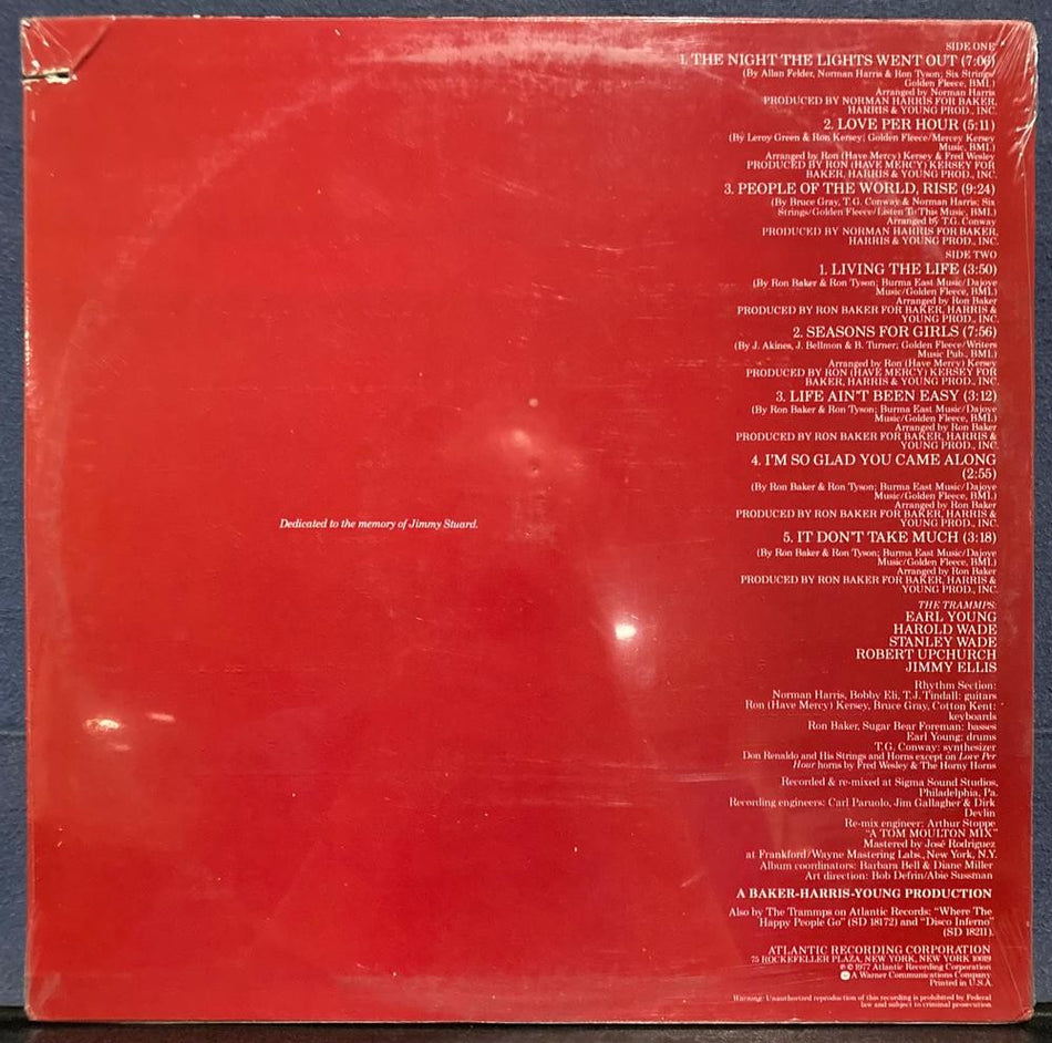 THE TRAMMPS III 3~SEALED ORIG 1977 ATLANTIC LP~SD 19148~DISCO~DANCE~FUNK~WADE