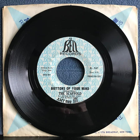 THE SCAFFOLD~LILY THE PINK / BUTTONS~NM- 1968 BELL PROMO 7-INCH 45 RPM SNGL~POP