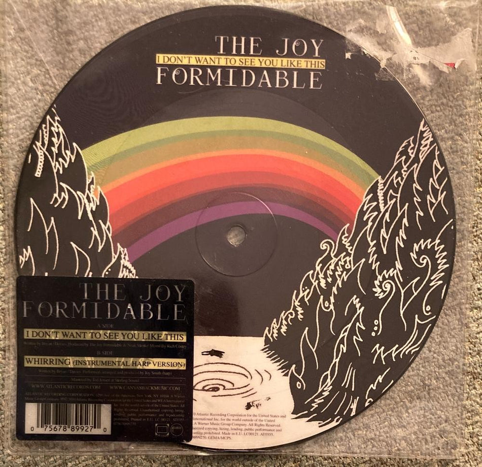 JOY FORMIDABLE~I DON'T WANT TO SEE YOU LIKE THIS/ WHIRRING~2010 LE PIC DISC~GAZE
