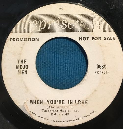 THE MOJO MEN~Me About You / When You're In Love~ORIG 1967 POP PSYCH PROMO 7" 45