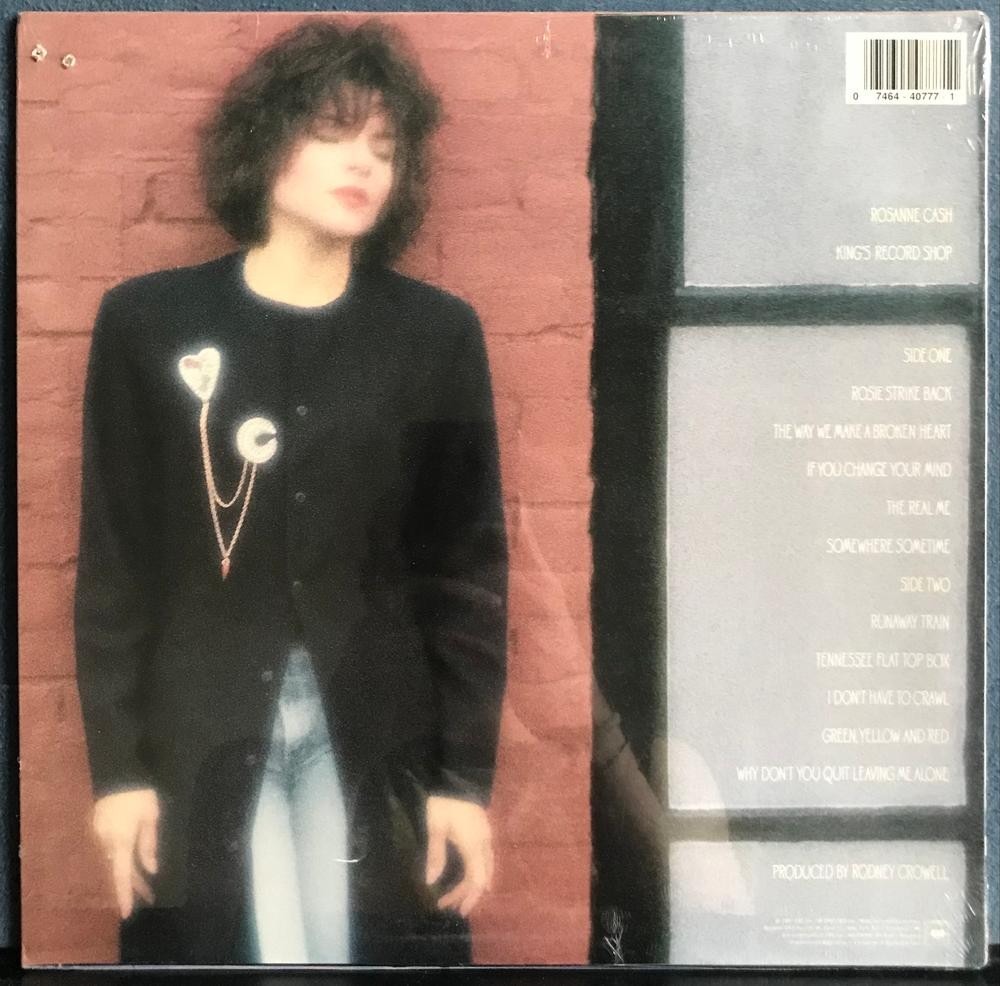 ROSANNE CASH KING'S RECORD SHOP~SEALED ORIG 1987 COLUMBIA LP~HYPE STCKR~COUNTRY