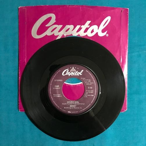 SWEET LOVE IS LIKE OXYGEN / COVER GIRL~VG++ 1978 QUIEX AUDIOPHILE 7' 45~LBL SLV