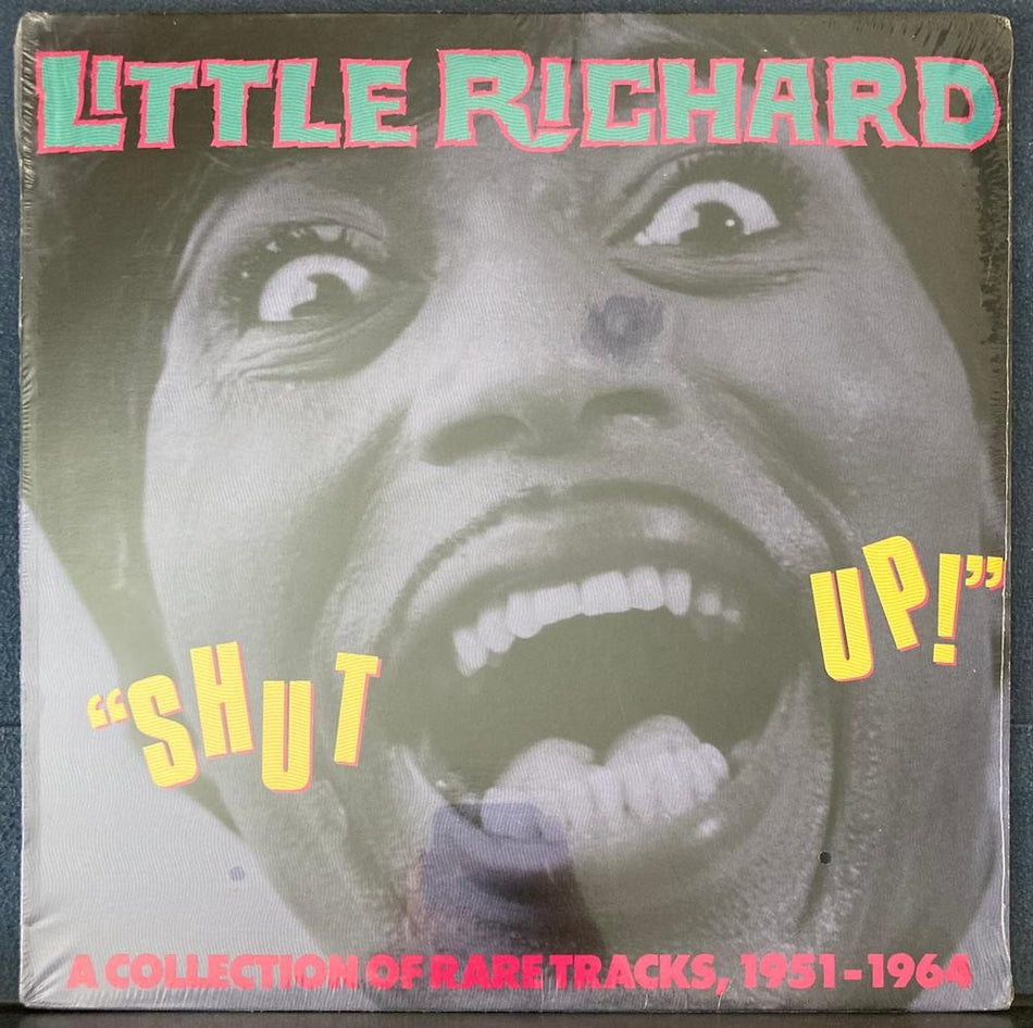 LITTLE RICHARD SHUT UP! A COLLECTION OF RARE TRACKS 1951-64~SEALED 1987 RHINO LP