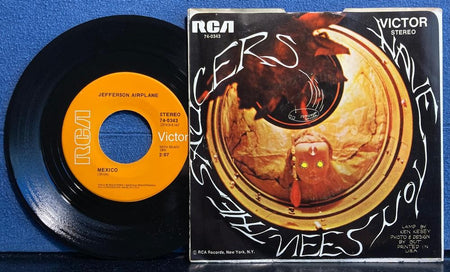 JEFFERSON AIRPLANE MEXICO~HAVE YOU SEEN SAUCERS~NM- '70 RCA 7-INCH PIC SLV~PSYCH