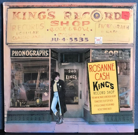 ROSANNE CASH KING'S RECORD SHOP~SEALED ORIG 1987 COLUMBIA LP~HYPE STCKR~COUNTRY