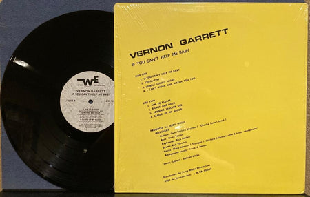 VERNON GARRETT IF YOU CAN'T HELP ME BABY~NM 1987 QUIEX AUDIOPHILE LP w/SHRINK