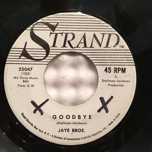 Planetary Sounds Jaye Bros Happy Ending Goodbye
